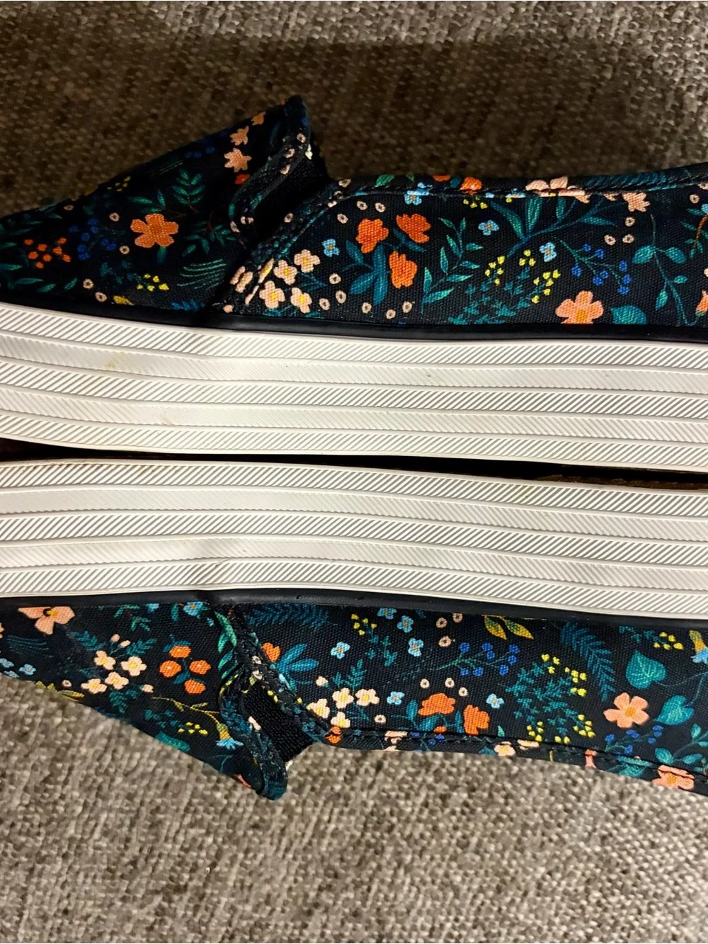 Keds Rifle Paper Women's Slip-On Floral Canvas Sneakers